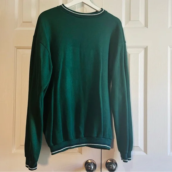 NWOT Authentic Oxford Varsity Tennis Sweatshirt Preppy Collegiate Old Money - Picture 3 of 9